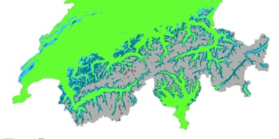 Žemėlapis šveicarija klimato