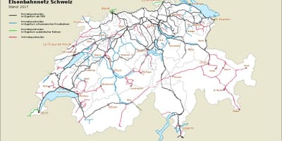 Žemėlapis šveicarija uostuose