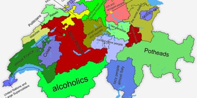 Žemėlapis šveicarijos kantonas