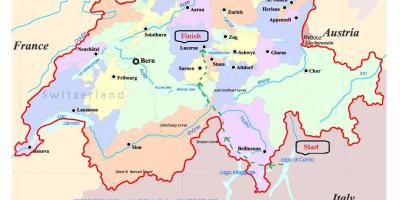 Žemėlapis liucernos (šveicarija